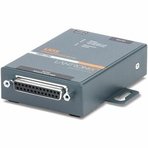 Lantronix UDS1100 - One Port Serial (RS232/ RS422/ RS485) to IP Ethernet Device Server - UL864, US Domestic 110VAC - Conve