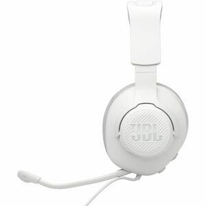 JBL Quantum 100M2 Wired On-ear, Over-the-head, Over-the-ear Stereo Gaming Headset - White - Binaural - Ear-cup - 32 Ohm - 