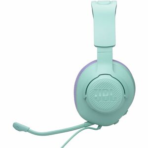 JBL Quantum 100M2 Wired On-ear, Over-the-head, Over-the-ear Stereo Gaming Headset - Cyan - Binaural - Ear-cup - 32 Ohm - 2
