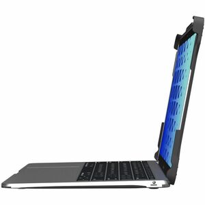 Extreme Shell-L para MacBook Air de 13,3" (2018-2021 con Touch ID - Chips Intel/M1) (Negro/Transparente)