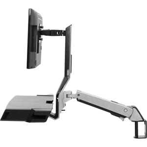 Ergotron StyleView Mounting Arm for Keyboard, Monitor, Bar Code Scanner - Polished Aluminum - 1 Display(s) Supported - 61 