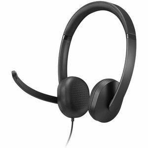 Lenovo Wired Over-the-head Stereo Headset - Black - Microsoft Teams Certification - Binaural - Supra-aural - 32 Ohm - 20 H