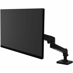 Ergotron 桌面安装座 用于 显示器, 液晶显示器 - 黑 - 可调节高度 - 1 显示器支持 - 86.4 cm (34") 支持屏幕 - 9.98 kg 承载量 - 75 x 75, 100 x 100 - VESA 安装兼容 - 铝