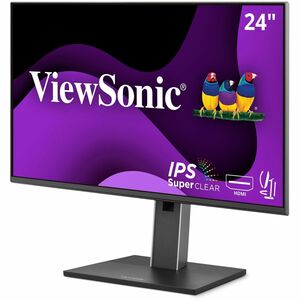 ViewSonic VG2451 24 Inch IPS 1080p Ergonomic Monitor with Full Adjustability, 100Hz, 4-Port USB Hub, HDMI, DisplayPort, an