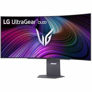 LG UltraGear 45GX90SA-B 45" (114.3 cm) Class UW-QHD Curved Screen Gaming OLED Monitor - 21:9 - Black - 44.5" (113 cm) View