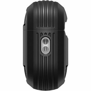 Spigen Rugged Armor Rugged Carrying Case Apple AirPods Pro 3 - Matte Black - Scratch Resistant, Fingerprint Resistant, Sho