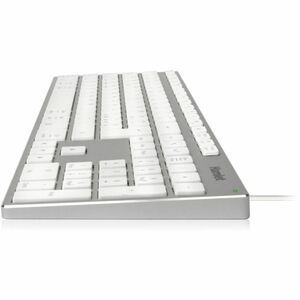 Hamlet Tastiera USB Multimediale per Mac, Doppia connessione USB-A + USB-C. Design in alluminio con tasti a basso profilo.