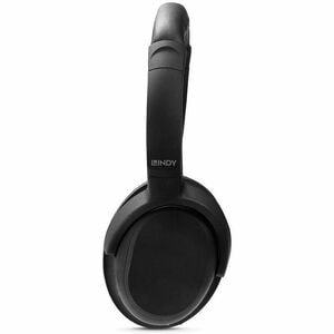 LINDY LH500XW+ Kabel/Kabellos Kopfbügel, Über das Ohr, Auf den Ohren Stereo Headset - Schwarz - Binaural - Geschlossen - 2