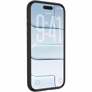 Belkin SheerForce Case for Apple iPhone 17 Pro Smartphone - Textured Bumper - Black - Soft-touch, Translucent - Bump Resis