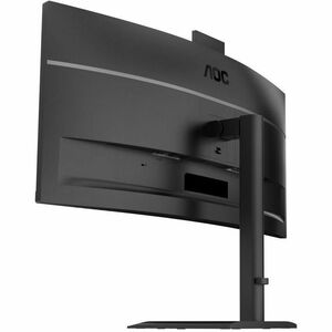 AOC CU34E4CW 34 Zoll Class Webcam UW-QHD Gekrümmter Bildschirm LED-Monitor - 21:9 Format - Schwarz - 86,4 cm (34 Zoll) Vie
