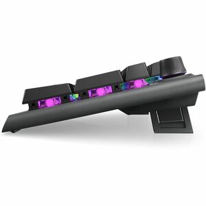 Alienware AW920K 游戏键盘 - 有线/无线 连接 - C型 USB 接口 - RGB LED - 英文（美国） - 月之暗面深邃黑 - Cherry MX红轴 按键开关 - Bluetooth/RF - 5.1 - 2.40 G