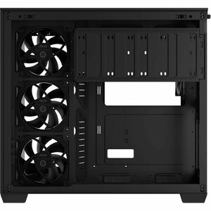 ASUS A32 PLUS Black ATX case offers support for 360mm radiators and 420mm graphics cards with Black or White color options