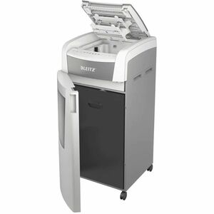Leitz IQ Autofeed Office Pro 600 Paper Shredder - Continuous Shredder - Cross Cut - 15 Per MinuteCards - for shredding Sta