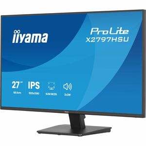 iiyama ProLite X2797HSU-B1 27 Zoll Klasse Full HD LED-Monitor - 16:9 Format - Mattschwarz - 68,6 cm (27 Zoll) Viewable - I