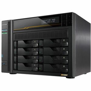 ASUSTOR LOCKERSTOR 8 Gen3 AS6808T SAN/NAS Storage System - Ryzen Embedded V3C14 Quad-core (4 Core) 2.30 GHz - 8 x HDD Supp