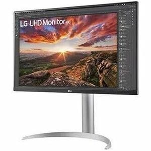 LG 27BP85UK-W 27" Class 4K UHD LCD Monitor - 16:9 - Textured Black - 27" Viewable - In-plane Switching (IPS) Technology - 