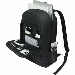 Dicota TWO Tasche (Rucksack) für 33 cm (13 Zoll) bis 35,6 cm (14 Zoll) Notebook - Schwarz - 300D rPET Polyester Körper - w