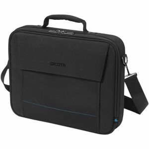 Dicota TWO Tasche für 38,1 cm (15 Zoll) bis 43,9 cm (17,3 Zoll) Notebook - Schwarz - 300D rPET Polyester Körper - wasserab