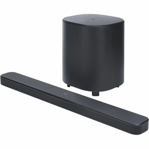 JBL Bar 500MK2 5.1 Bluetooth Sound Bar Speaker - 750 W RMS - Google Assistant, Siri Supported - Black - Wall Mountable - 4