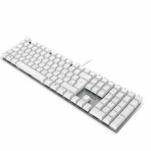 CHERRY KC 200 MX Teclado - Cabo Conectividade - USB tipo A Interface - Inglês (EUA) - Branco, Prata - Mecânica/MX Interrup