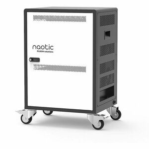 Naotic Charging Cabinet - 20 Devices Supported - 65.2 cm Height x 49.5 cm Width x 41.7 cm Depth - For Tablet, Notebook, Sm