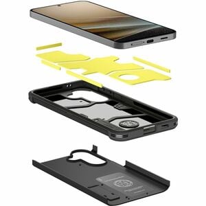 Spigen Tough Armor Case for Samsung Galaxy A57 5G Smartphone - Black - Impact Resistant, Shock Absorbing, Anti-scratch, Dr