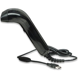 Contact CCD Handheld Barcode Scanner, USB, 80mm Scan Width, Cable 152cm, Max Ambient Light: 3,000 lux (sunlight), Black, T