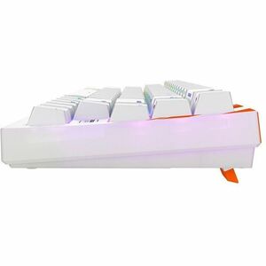 CHERRY XTRFY K5 PRO TMR Gaming Keyboard - Compact - Cable Connectivity - USB Type A Interface - RGB LED - Transparent Whit