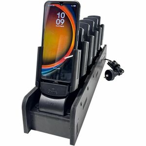 Strike 6-Port Multi-Charging Dock for Samsung Galaxy XCover7 Pro - Wired - Smartphone - 6 Slot - Charging Capability - USB