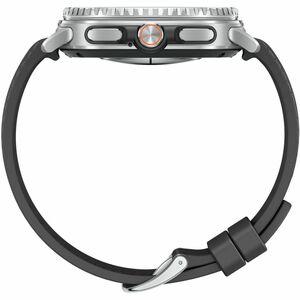 Samsung Galaxy Watch8 Classic SM-L500 Smart Watch - Rounded Square Case Shape - Black Body Color - Stainless Steel Body Ma