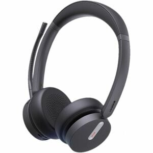 Yealink BH70 Wireless Over-the-head Stereo Headset - Black - Microsoft Teams Certification - Binaural - Supra-aural - 5000