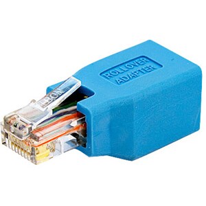 StarTech.com ROLLOVER Network Adapter - 1 Each - 1 x RJ-45 Network Female - 1 x RJ-45 Network Male - Blue
