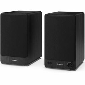 Sharp CP-SS30 2.0 Bluetooth Lautsprechersystem - 60 W RMS - Schwarz - Bücherregal, Tabletop - USB - 2