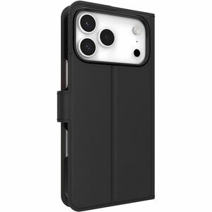 ifrogz Defence Tasche (Folie) Apple iPhone 17 Pro Max Smartphone - Schwarz - PU-Leder, Polycarbonat Körper