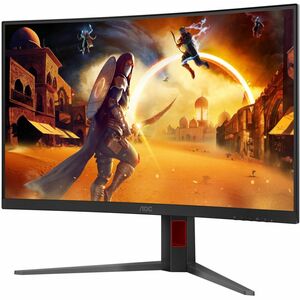 AOC AGON C32G4Z 32" (81.3 cm) Class Full HD Curved Screen Gaming LED Monitor - 16:9 - Black, Red - 31.5" (80 cm) Viewable 