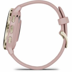 Garmin Venu 3S Smart Watch - Dust Rose Case Color - Phone, Speaker, Text Messaging - Sleep Quality, Stress - GPS - 240 Hou