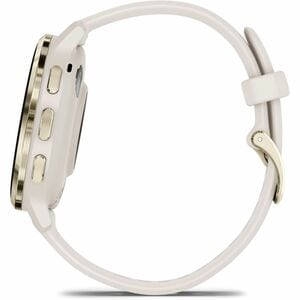 Garmin Venu 3S Smart Watch - Round Case Shape - 41 mm Case Height - 41 mm Case Width - Soft Gold Stainless Steel Body Colo
