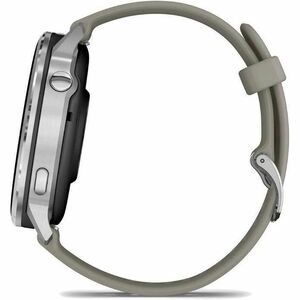 Garmin Venu 4 Smart Watch - Silver Case Color - Silver, Grey Band Color - Stainless Steel, Metal Body Material - Fiber Rei