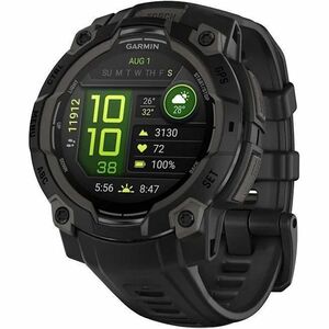 Garmin Instinct 3 Smart Watch - Metal Body Material - Polymer Case Material - 3.3 cm (1.3") - AMOLED Display - GPS - 768 H