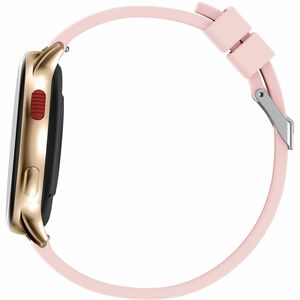 Carneo Heiloo HR+ 2nd Gen Smart Watch - 10 mm Case Thickness - 44 mm Case Width - Silver, Gold Body Color - Pink Band Colo