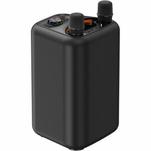 Carneo Vibe Dragon+ Portable Bluetooth Speaker System - Black - 80 Hz to 20 kHz - Battery Rechargeable - USB - 1