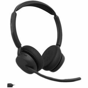 Jabra Evolve3 45 Wired/Wireless On-ear, Over-the-head Mono Headset - Monaural - Supra-aural - 3000 cm - Bluetooth - 16 Ohm