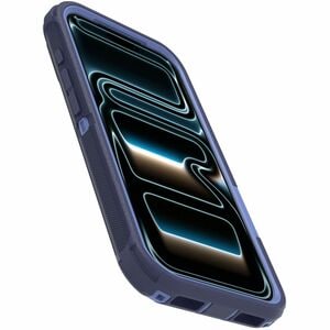 OtterBox Defender Series Pro Case for Apple iPhone 17 Pro, iPhone 18 Pro Smartphone - Textured Grip - Witherwill Blue - Re