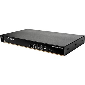 Vertiv AVOCENT ACS ACS8008SAC-400 Device Server - 1 GB - DDR3 SDRAM - Twisted Pair, Optical Fiber - 2 x Network (RJ-45) - 