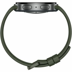 Samsung Galaxy Watch9 SM-L355F Smart Watch - 46 mm Case Height - 43.70 mm Case Width - Silver Body Color - Olive Band Colo