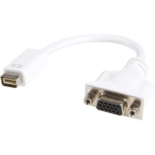 StarTech.com Mini DVI to VGA Video Cable Adapter for Macbooks and iMacs - 1 x Mini-DVI Male Video - 1 x HD-15 Female - White