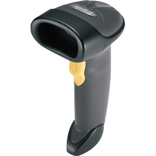 Zebra Symbol LS2208 Rugged Retail, Education Handheld Barcode Scanner - Cable Connectivity - Twilight Black - USB Cable In