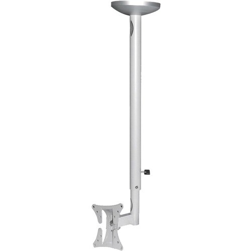 Neomounts Neomounts Pro FPMA-C050SILVER Ceiling Mount for Flat Panel Display - Silver - Height Adjustable - 25.4 cm to 76.
