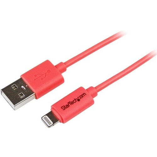 StarTech.com 1m (3ft) Pink Apple 8-pin Lightning Connector to USB Cable for iPhone / iPod / iPad - Cable for iPad, iPhone 