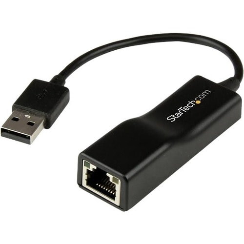StarTech.com USB 2.0 to 10/100 Mbps Ethernet Network Adapter Dongle - Add a 10/100Mbps Ethernet port to your laptop or des